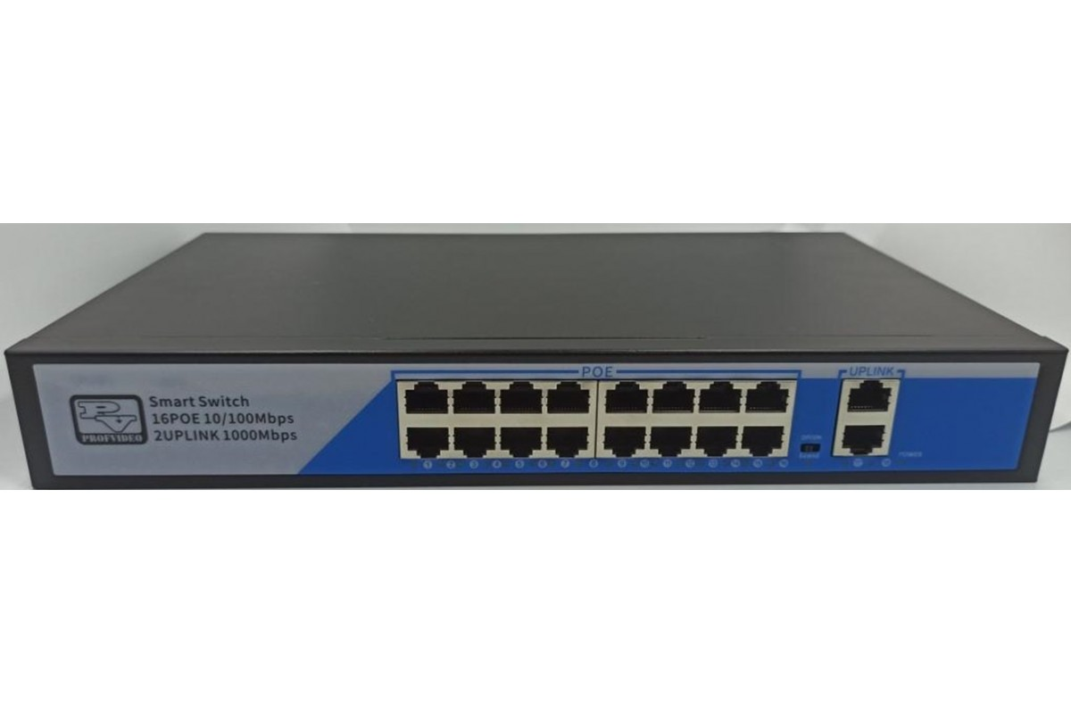 купить POE F1610F  Коммутатор PoE 16+2 Саратов, POE F1610F  Коммутатор PoE 16+2 цена, видеонаблюдение, камеры для улицы, монтаж видеонаблюдения, ТД Юник, охранные системы, +7 (8452) 711-999  